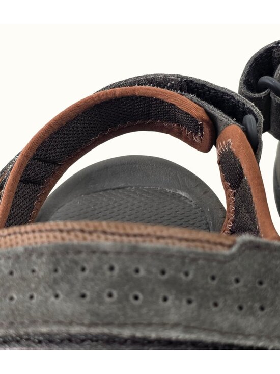 Teva Men’s Katavi 2 Slide Sandals Size 13 Gray Leather Hook Loop Outdoor 1019192 main image 10